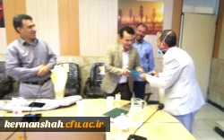 مراسم تکریم ومعارفه معاون اموردانشجویی ومنابع توسعه پردیس شهید رجایی برگزارشد. 3