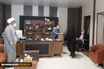 مراسم معارفه سرپرست پردیس شهید صدوقی کرمانشاه برگزار شد.