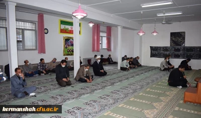 برگزاری مراسم عزاداری و زیارت عاشورا درپردیس شهید صدوقی