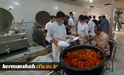 توزیع کمکهای مومنانه موکب شهدای تربیت معلم دانشگاه فرهنگیان کرمانشاه بمناسبت اربعین حسینی 4