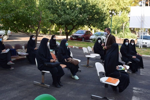 بازدید مدیر امور پردیس های دانشگاه فرهنگیان کرمانشاه از روند اجرای مصاحبه داوطلبان ورود به دانشگاه فرهنگیان 4