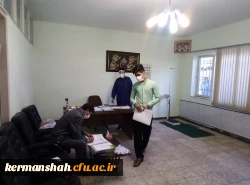 بازدید مدیر امور پردیس های دانشگاه فرهنگیان کرمانشاه از روند اجرای مصاحبه داوطلبان ورود به دانشگاه فرهنگیان 9