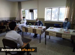 بازدید مدیر امور پردیس های دانشگاه فرهنگیان کرمانشاه از روند اجرای مصاحبه داوطلبان ورود به دانشگاه فرهنگیان 12