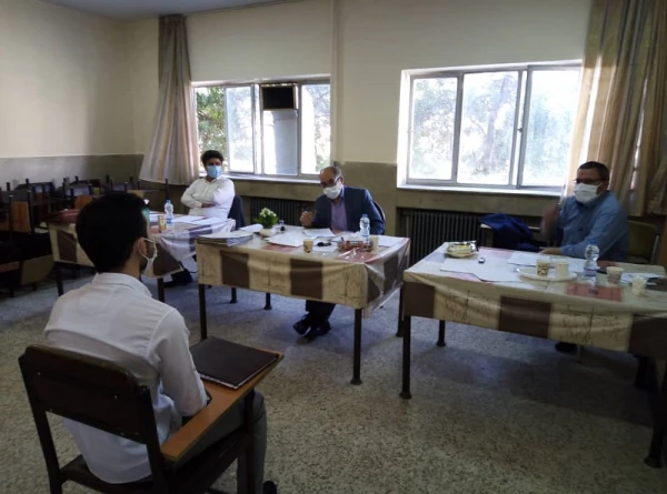 بازدید مدیر امور پردیس های دانشگاه فرهنگیان کرمانشاه از روند اجرای مصاحبه داوطلبان ورود به دانشگاه فرهنگیان 12