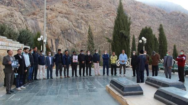 مراسم راهپیمایی و کوهنوردی همکاران دانشگاه فرهنگیان کرمانشاه به مناسبت بزرگداشت اولین سالگرد شهادت سردار قاسم سلیمانی 3