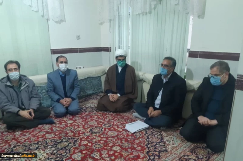 دیدارمسئولین دانشگاه فرهنگیان کرمانشاه با خانواده ی شهید، محمدسعید علیجانی 3