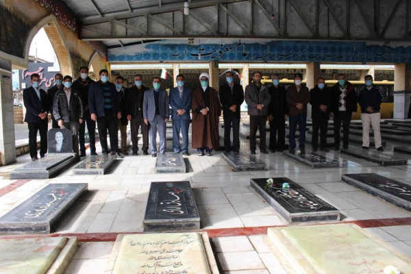 تجدید میثاق دانشگاهیان دانشگاه فرهنگیان کرمانشاه با شهدا 2