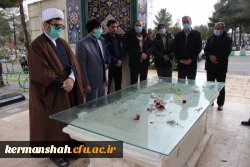 تجدید میثاق دانشگاهیان دانشگاه فرهنگیان کرمانشاه با شهدا 3