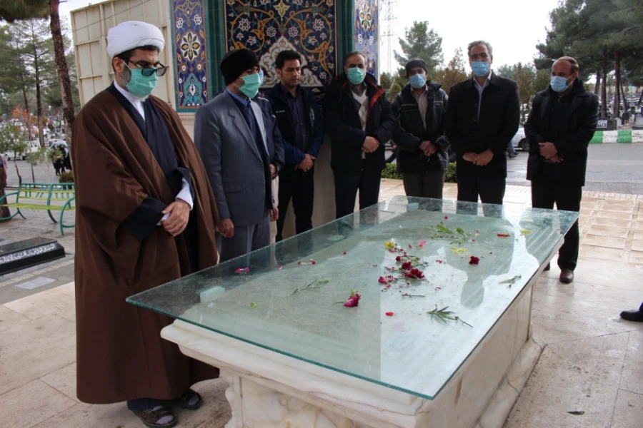 تجدید میثاق دانشگاهیان دانشگاه فرهنگیان کرمانشاه با شهدا 3