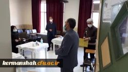 بازدید از روند مصاحبه پذیرفته شدگان آزمون استخدام پیمانی ماده 28 دانشگاه فرهنگیان استان کرمانشاه 2