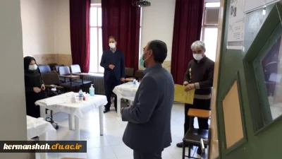 بازدید از روند مصاحبه پذیرفته شدگان آزمون استخدام پیمانی ماده 28 دانشگاه فرهنگیان استان کرمانشاه