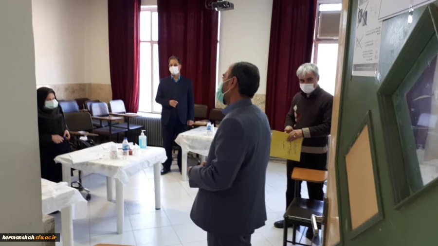 بازدید از روند مصاحبه پذیرفته شدگان آزمون استخدام پیمانی ماده 28 دانشگاه فرهنگیان استان کرمانشاه 2