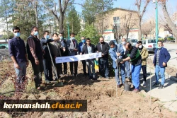  مراسم روز درختکاری در دانشگاه فرهنگیان کرمانشاه برگزار شد. 3