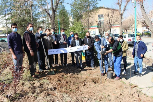  مراسم روز درختکاری در دانشگاه فرهنگیان کرمانشاه برگزار شد. 3