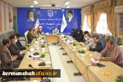 مراسم معارفه مسئول حراست پردیس شهید رجایی برگزار شد 3