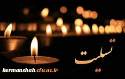 پیام تسلیت دکتر مجید محمدی بمناسبت درگذشت نابهنگام دو تن از دانشجویان پردیس شهید رجایی 2