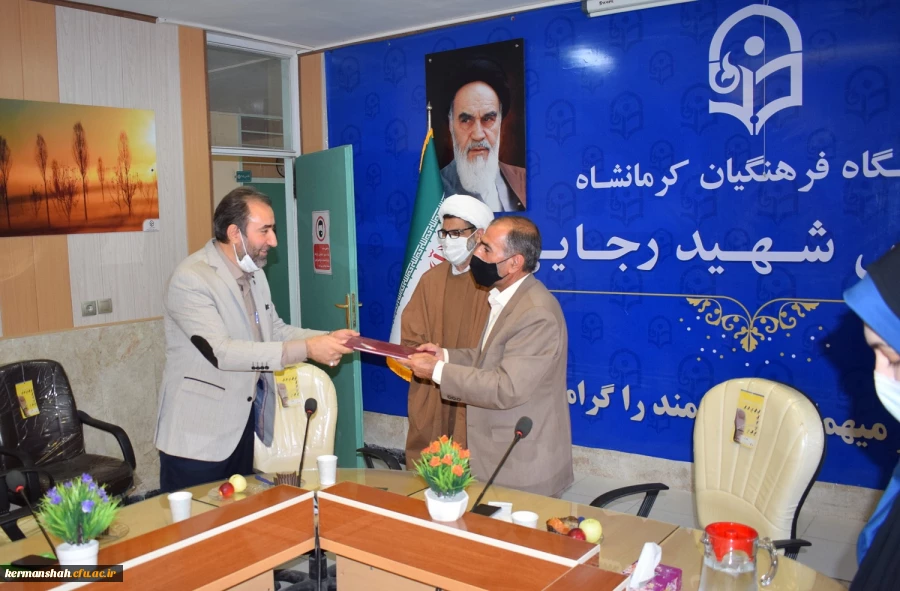 مراسم معارفه معاون هماهنگی مدیریت دانشگاه فرهنگیان استان برگزارشد 2