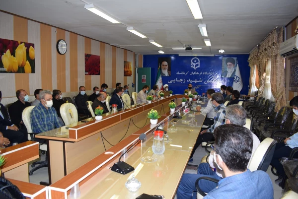 مراسم معارفه معاون هماهنگی مدیریت دانشگاه فرهنگیان استان برگزارشد 3