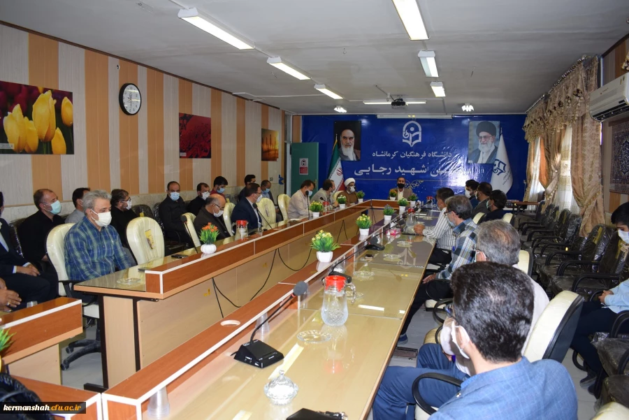 مراسم معارفه معاون هماهنگی مدیریت دانشگاه فرهنگیان استان برگزارشد 3