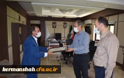 تقدیر مدیر امورپردیس های استان از رییس سازمان مدیریت وبرنامه ریزی استان در جذب اعتبار 2