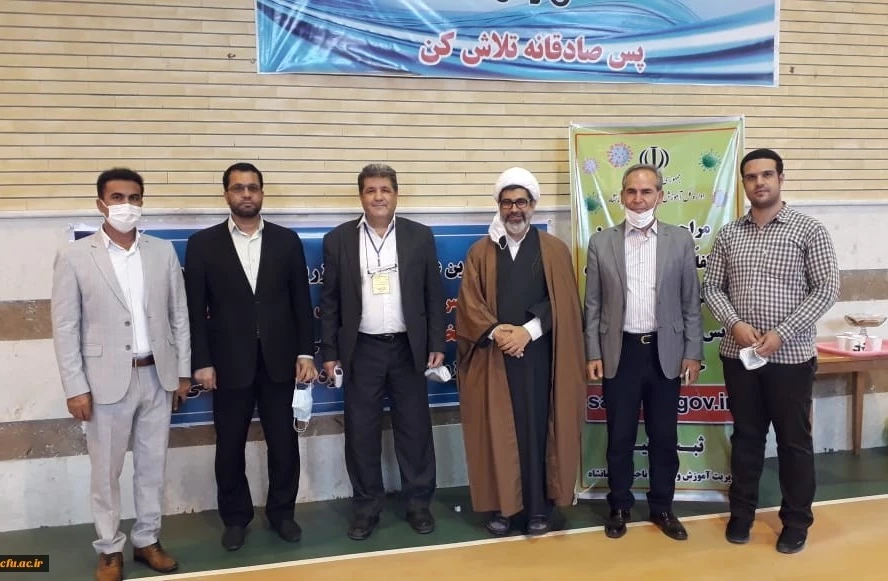 واکسیناسیون استادان ، کارکنان و دانشجو معلمان دانشگاه فرهنگیان استان کرمانشاه  3