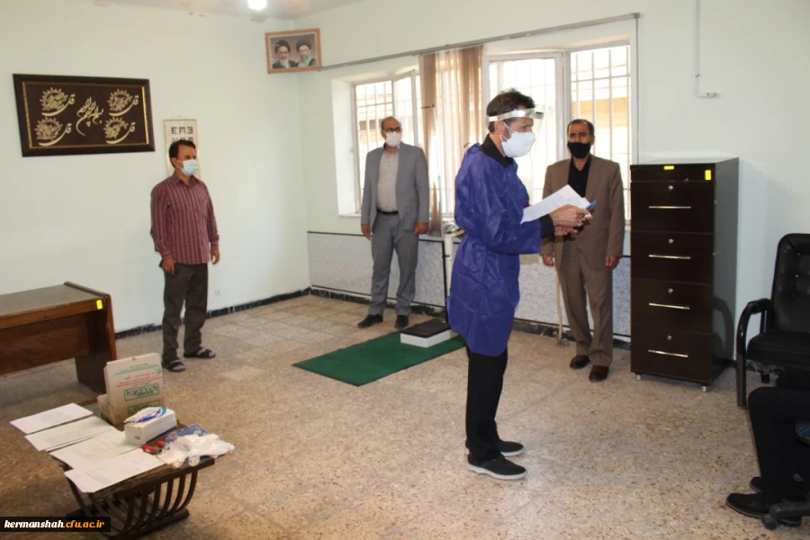 بازدید دکتر محمدی از فرایند انجام مصاحبه معرفی شدگان چند برابر ظرفیت دانشگاه فرهنگیان استان  2