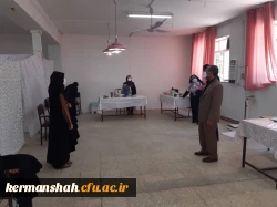 بازدید مدیر امورپردیس های استان از فرایند انجام مصاحبه معرفی شدگان چند برابر ظرفیت دانشگاه فرهنگیان  2