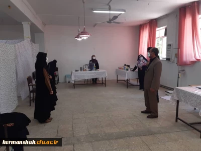 بازدید مدیر امورپردیس های استان از فرایند انجام مصاحبه معرفی شدگان چند برابر ظرفیت پردیس شهید صدوقی