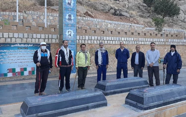 مراسم کوه پیمایی کارکنان دانشگاه فرهنگیان کرمانشاه به مناسبت هفته تربیت بدنی و هفته وحدت 3