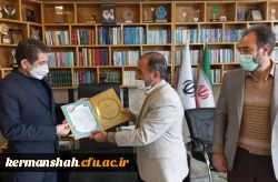 تقدیر مدیر امور پردیس های دانشگاه فرهنگیان کرمانشاه از مدیرکل آموزش و پرورش 2