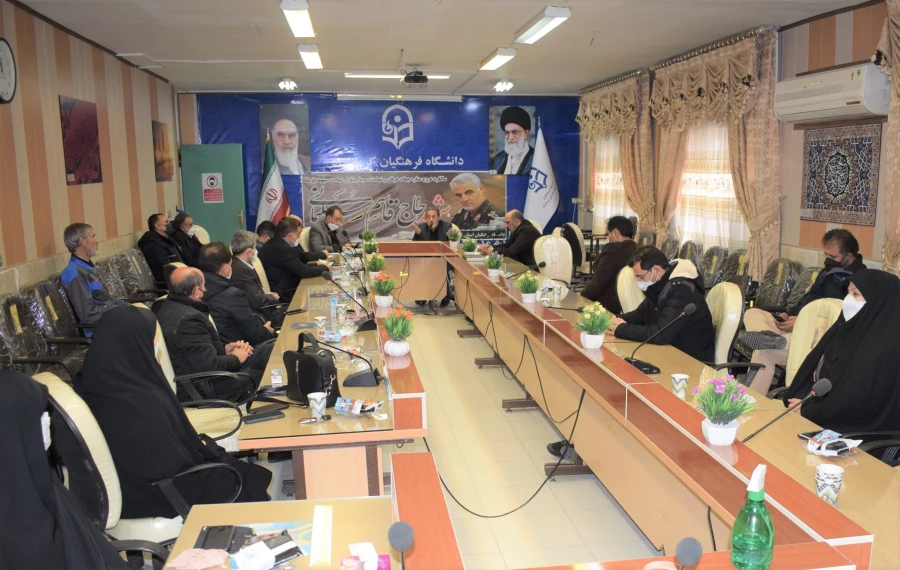 آیین گرامیداشت ایام فاطمیه و دومین سالگرد شهادت سردار سلیمانی 4