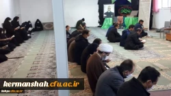 مراسم قرائت زیارت عاشورا و بزرگداشت شهید حاج قاسم سلیمانی در پردیس شهید صدوقی برگزار شد 2