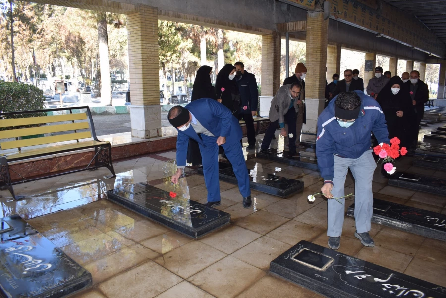 تجدید میثاق کارکنان دانشگاه فرهنگیان کرمانشاه با آرمانهای امام و شهدای انقلاب اسلامی 3