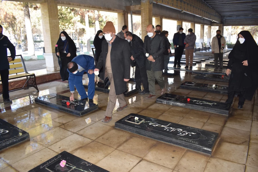 تجدید میثاق کارکنان دانشگاه فرهنگیان کرمانشاه با آرمانهای امام و شهدای انقلاب اسلامی 4