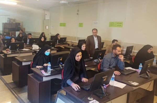 آغاز آزمون حضوری-الکترونیکی مهارت آموزان در پردیس شهید رجایی 2