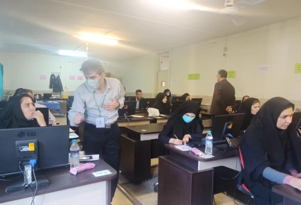 آغاز آزمون حضوری-الکترونیکی مهارت آموزان در پردیس شهید رجایی 3