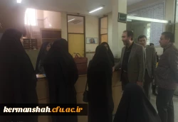 بازدید مسئولین دانشگاه فرهنگیان کرمانشاه از روند انجام مصاحبه پذیرفته شدگان 1401 2