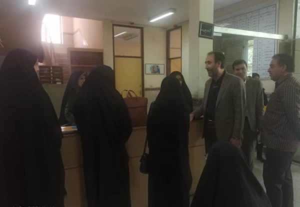 بازدید مسئولین دانشگاه فرهنگیان کرمانشاه از روند انجام مصاحبه پذیرفته شدگان 1401 2