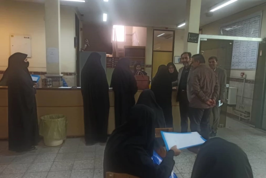 بازدید مسئولین دانشگاه فرهنگیان کرمانشاه از روند انجام مصاحبه پذیرفته شدگان 1401 3
