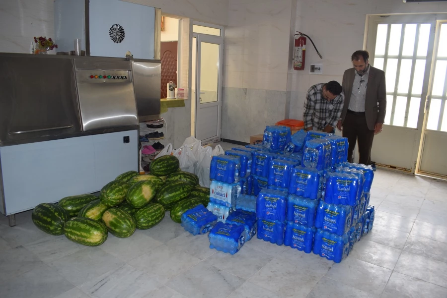 موکب شهدای تربیت معلم دانشگاه فرهنگیان کرمانشاه درمسیر کربلای معلی 7