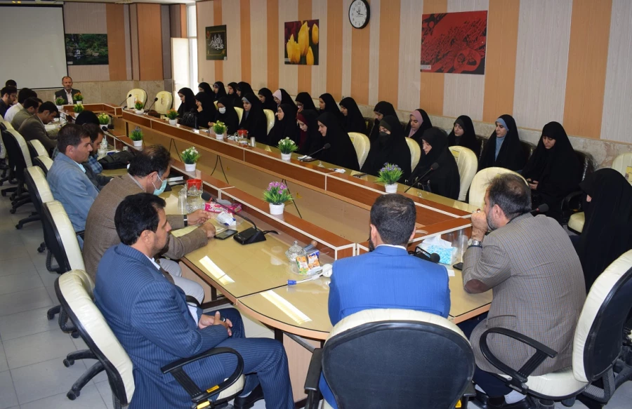 جلسه تکریم و معارفه مسئول بسیج دانشجویی پردیس شهید صدوقی دانشگاه فرهنگیان کرمانشاه 4