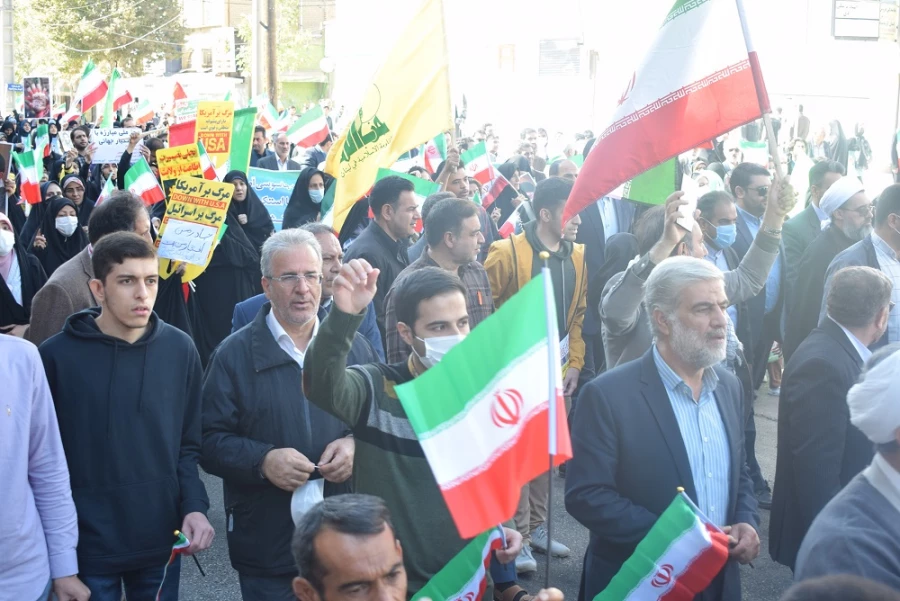 حماسه حضور انقلابی جامعه دانشگاه فرهنگیان کرمانشاه در راهپیمایی روز ملی مبارزه با استکبار جهانی 6