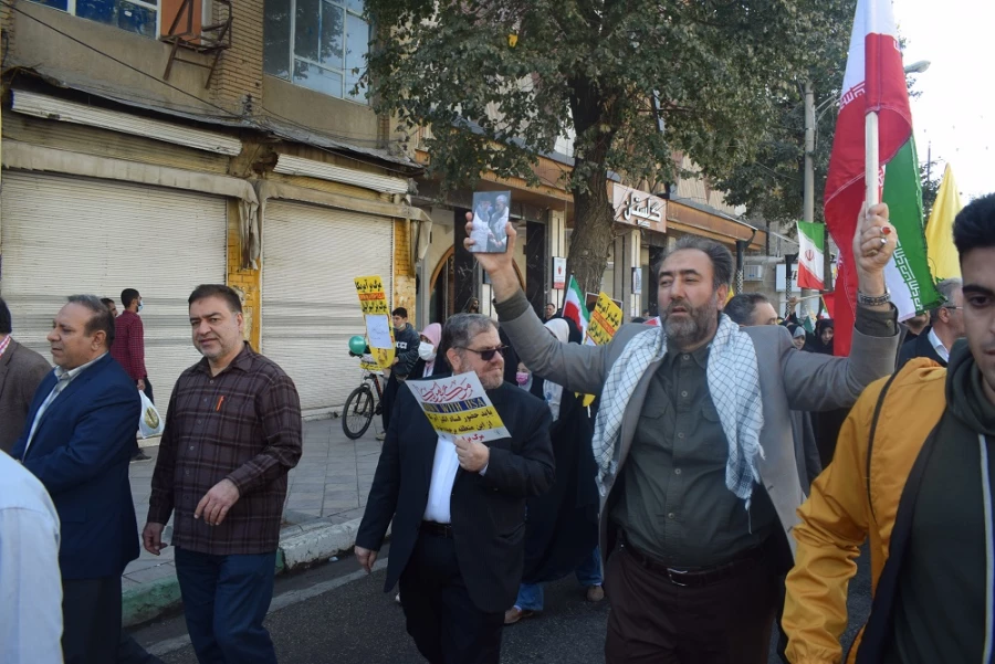 حماسه حضور انقلابی جامعه دانشگاه فرهنگیان کرمانشاه در راهپیمایی روز ملی مبارزه با استکبار جهانی 13