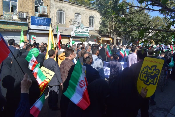 حماسه حضور انقلابی جامعه دانشگاه فرهنگیان کرمانشاه در راهپیمایی روز ملی مبارزه با استکبار جهانی 14