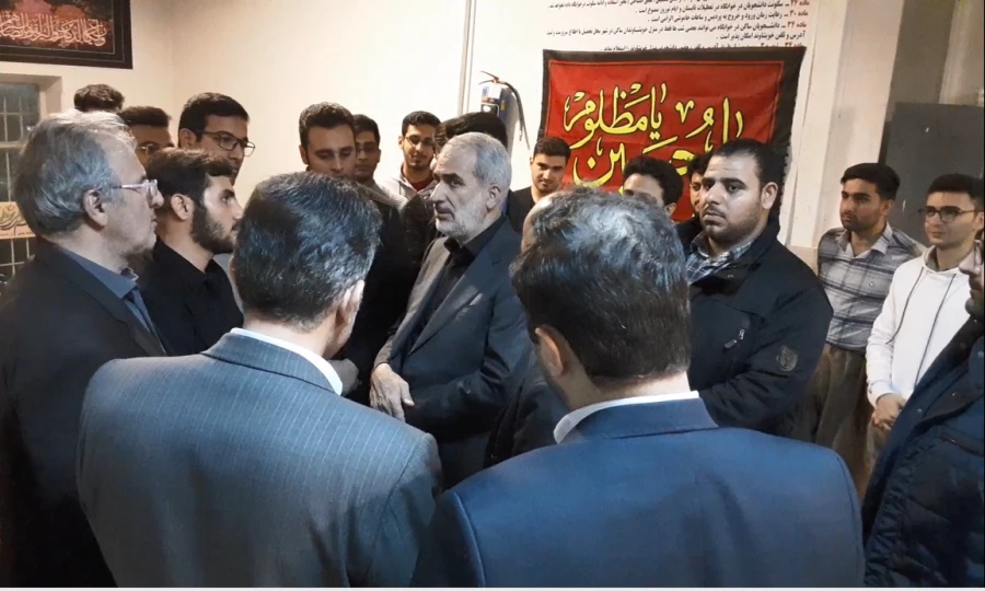 بازدید سرزده وزیر آموزش و پرورش ازپردیس شهید رجایی کرمانشاه 5