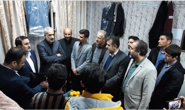 بازدید سرزده وزیر آموزش و پرورش ازپردیس شهید رجایی کرمانشاه 15