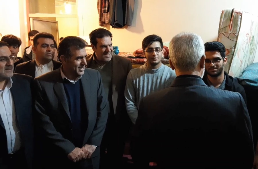 بازدید سرزده وزیر آموزش و پرورش ازپردیس شهید رجایی کرمانشاه 18