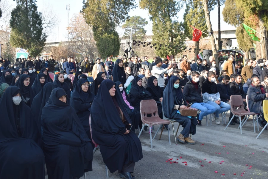 آئین تشییع و تدفین پیکر شهید گمنام دردانشگاه فرهنگیان کرمانشاه 14