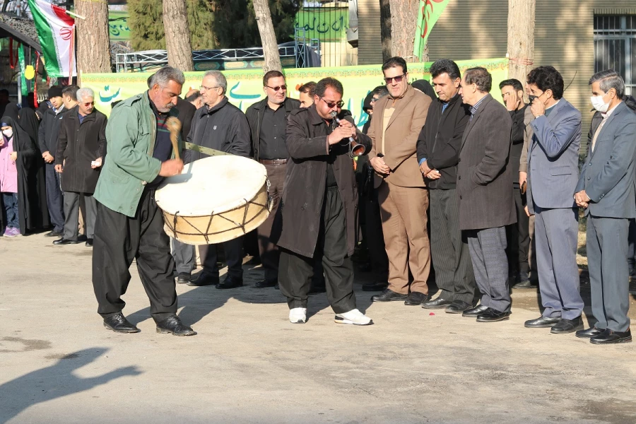 آئین تشییع و تدفین پیکر شهید گمنام دردانشگاه فرهنگیان کرمانشاه 18