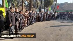 آئین تشییع و تدفین پیکر شهید گمنام دردانشگاه فرهنگیان کرمانشاه 24